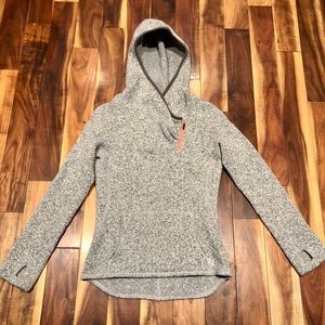 Stio Sweetwater fleece hoodie, oatmeal color, XS